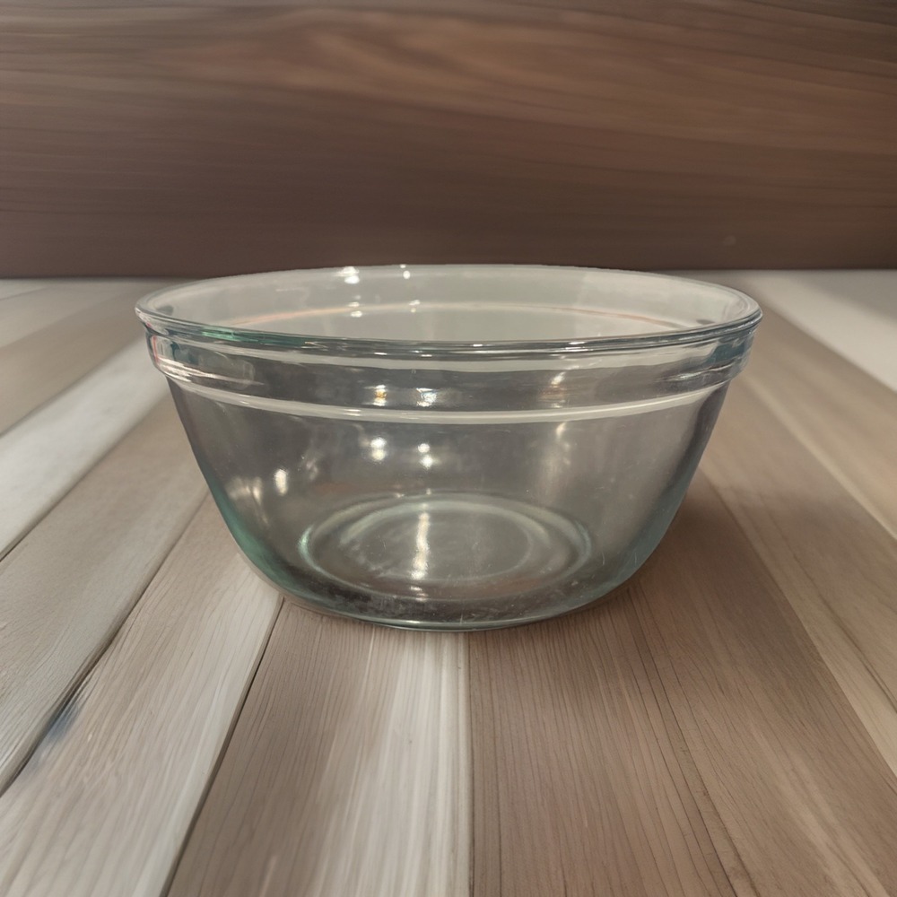 Anchor Hocking 25 Qt 25 L Glass Mixing-Serving Bowl Vtg-Made USA Holiday